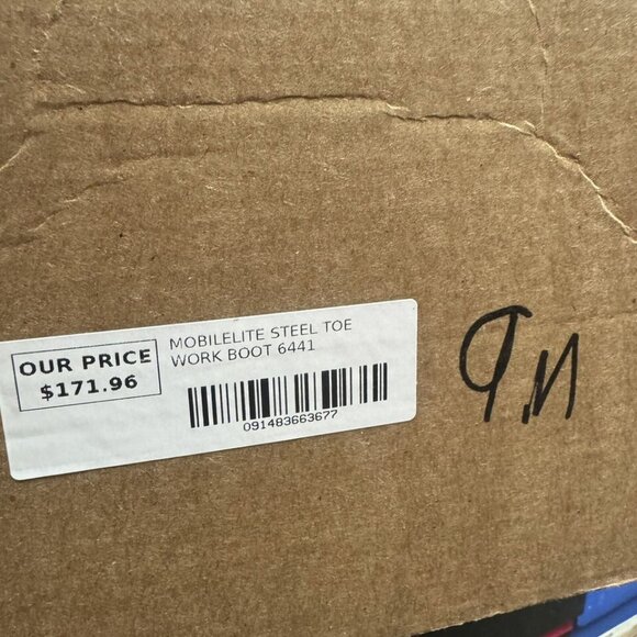 Rocky Mens Mobile Elite Steel Toe Work Boot Black Size 9 M - Picture 6 of 6